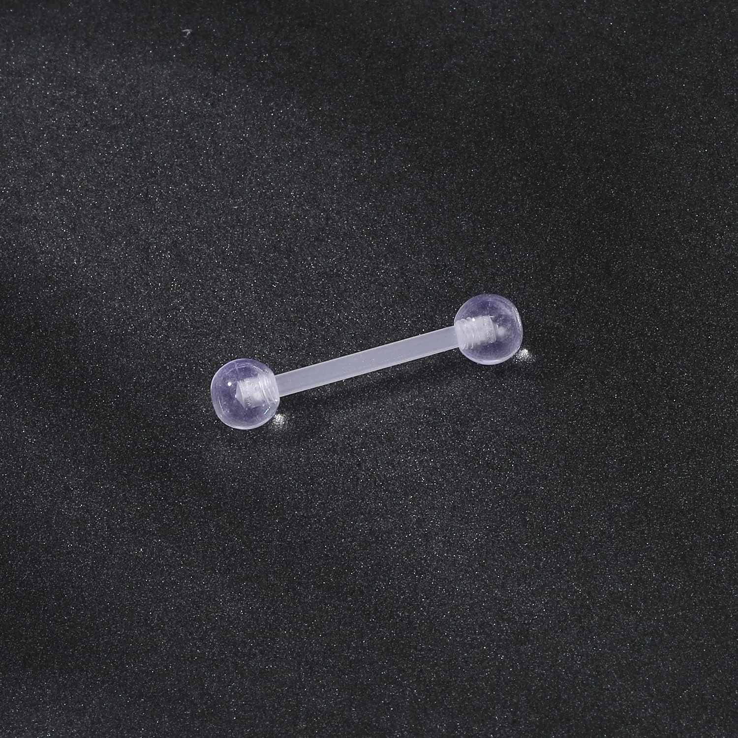 14g 16g Clear Plastic Nipple Rings for Surgery Pregnant Maternity Weaning, Horseshoe Nipple Piercing Jewelry, Plastic Clear Tongue Rings Piercing Retainer Jewelry