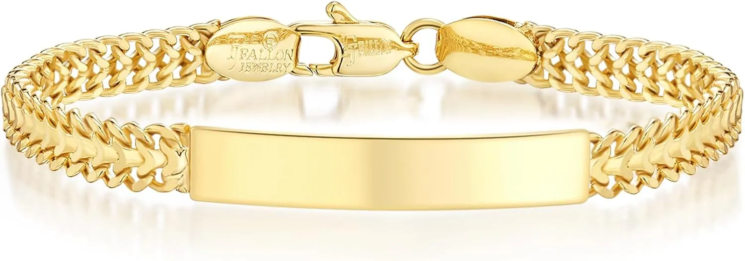 14K Gold 6mm Mesh Chain Link Bracelet | Gold Bracelets For Women | Jewelry Gift