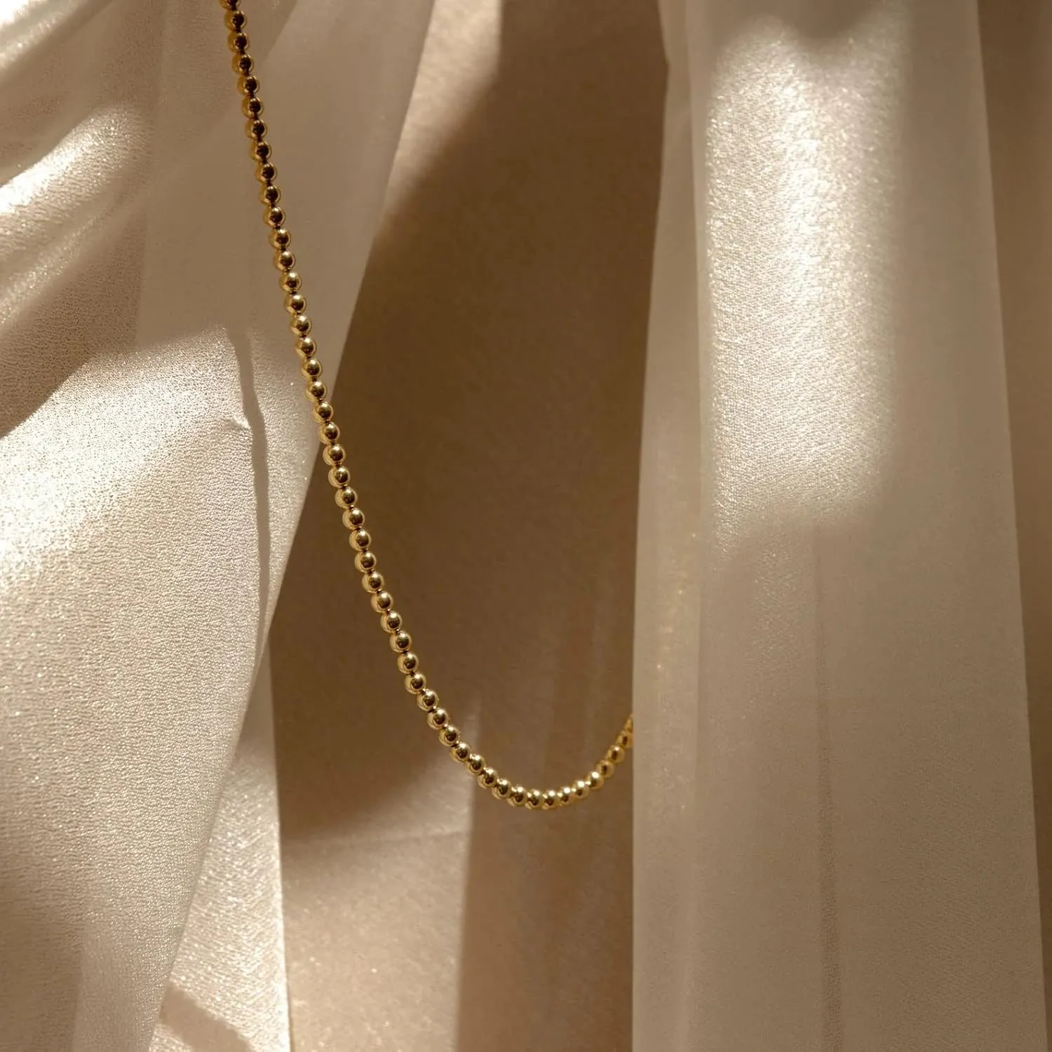 14K Gold Plated Dainty Choker Necklace for Women & Girls | Snake, Cuban Link, Paperclip, Ball Beaded, Tennis Chain, Natural Freshwater Pearl Necklace Fashion Jewelry Gift