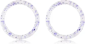 16G 20G Nose Septum Rings Acrylic Nose Nostril Hinged Hoop Ring Flexible Nose Rings Retainer Earring Clicker Helix Cartilage Piercing Jewelry for Women Men 8MM 10MM