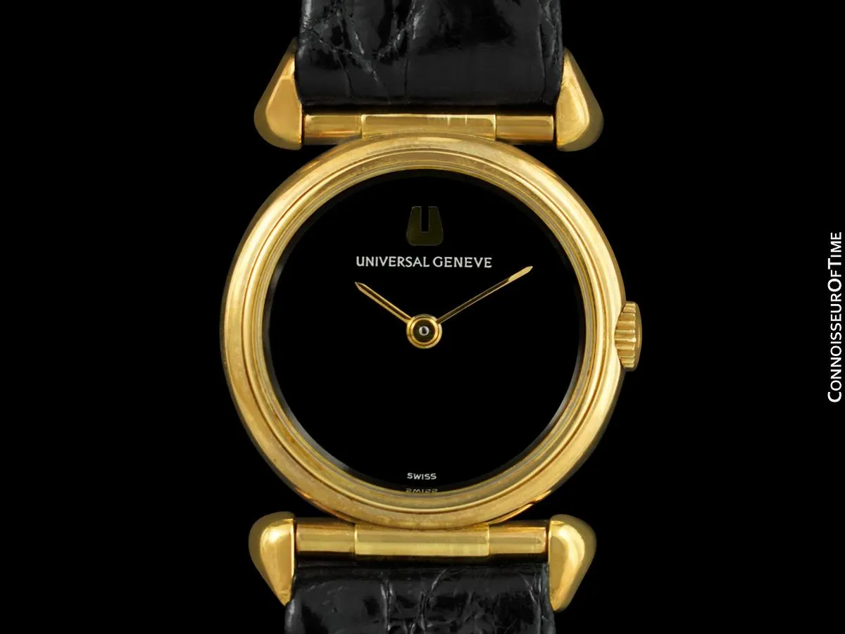 1970's Universal Geneve Vintage 18K Gold Plated & Stainless Steel Watch - *Owned & Worn By Jerry Lewis*