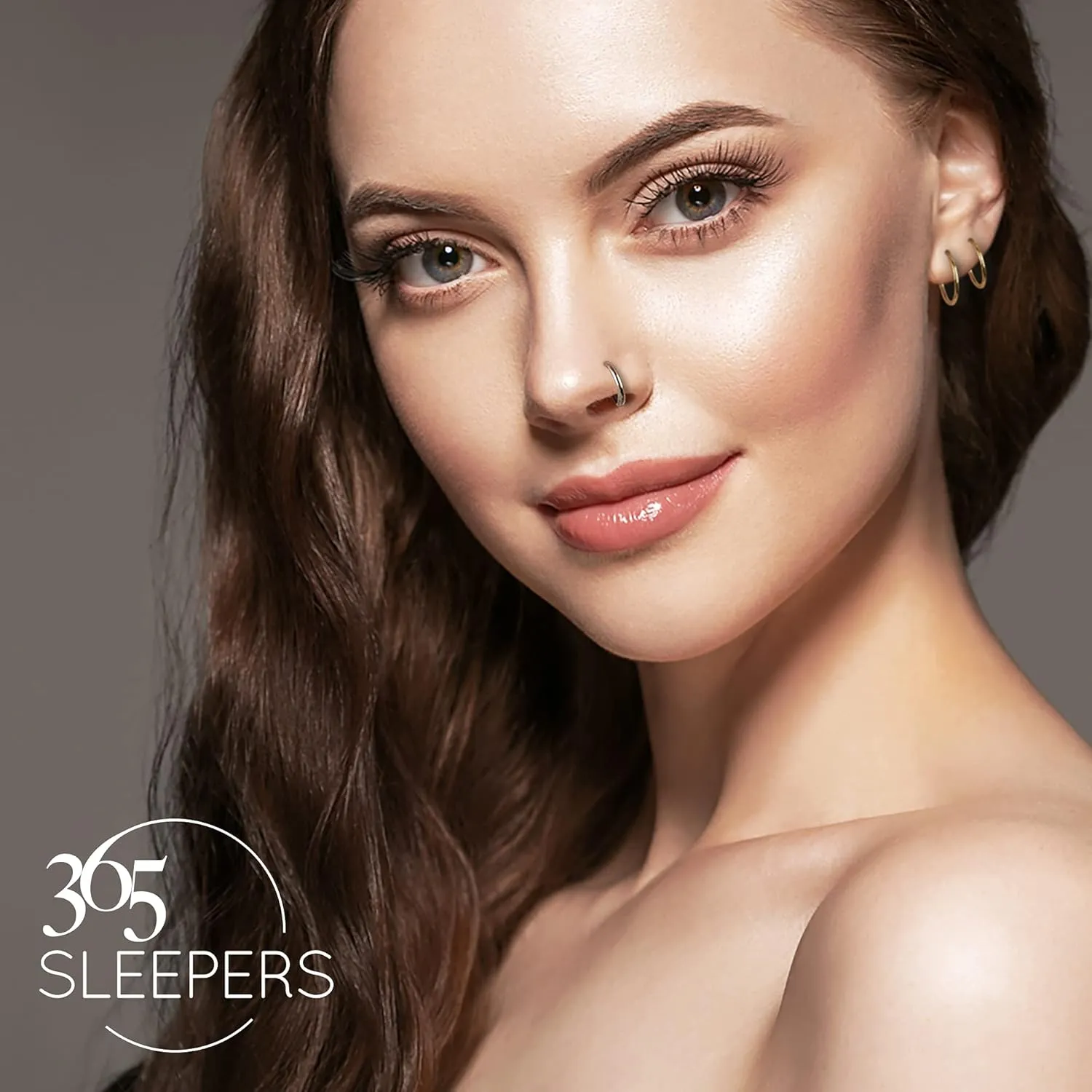 365 SLEEPERS 2PCS 316L Surgical Steel Hypoallergenic 20G Septum Jewelry Hinged Segment Ring Body Piercing Hoop Lip Rings Helix Cartilage Rook Sleeper Earrings 6mm  10mm