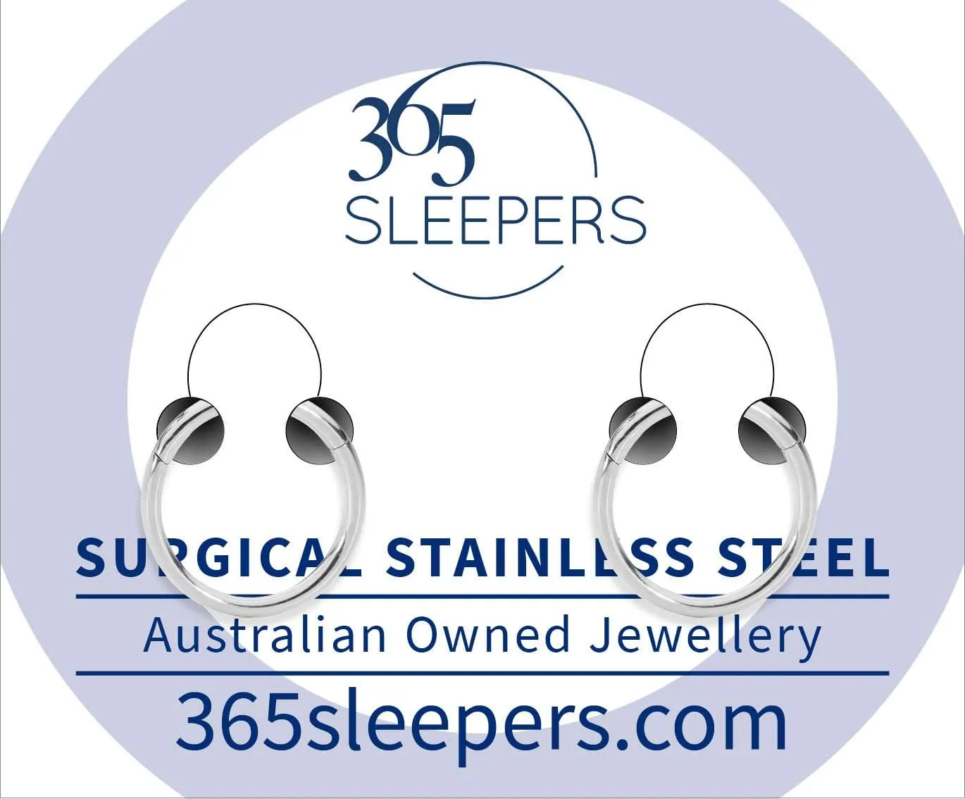 365 SLEEPERS 2PCS 316L Surgical Steel Hypoallergenic 20G Septum Jewelry Hinged Segment Ring Body Piercing Hoop Lip Rings Helix Cartilage Rook Sleeper Earrings 6mm  10mm