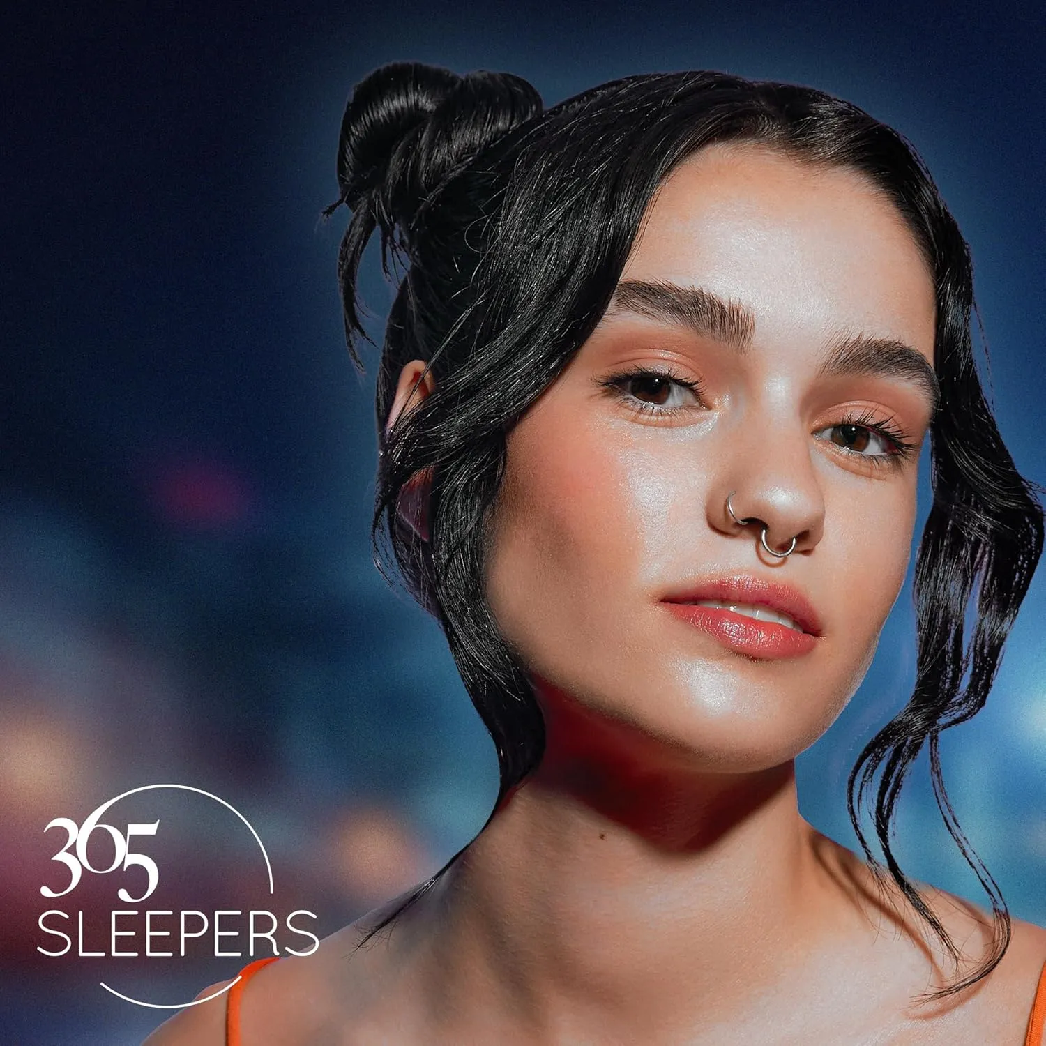 365 Sleepers 316L Surgical Steel Hypoallergenic 16G Gem BCR Ball Closure Septum Jewelry Hinged Segment Ring Body Piercing Hoop Lip Rings Helix Cartilage Rook Sleeper Earrings 6mm  10mm