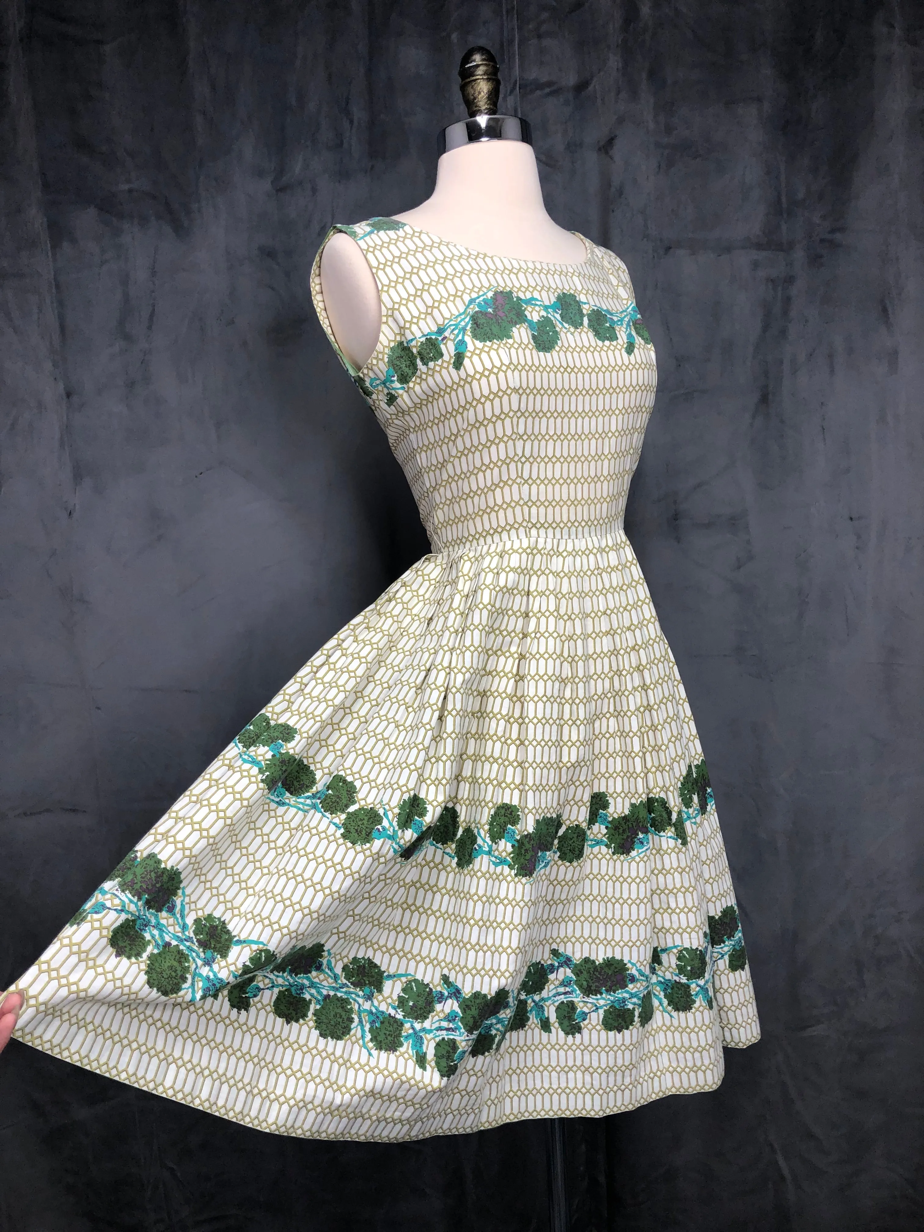 50s Jerry Gilden Carnation Dress