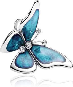 925 Sterling Silver Animal Series Beaded Pendant Charms Butterflies, Dragonflies, Elephant, Frog, Dolphins, Cat For Bracelet Necklace