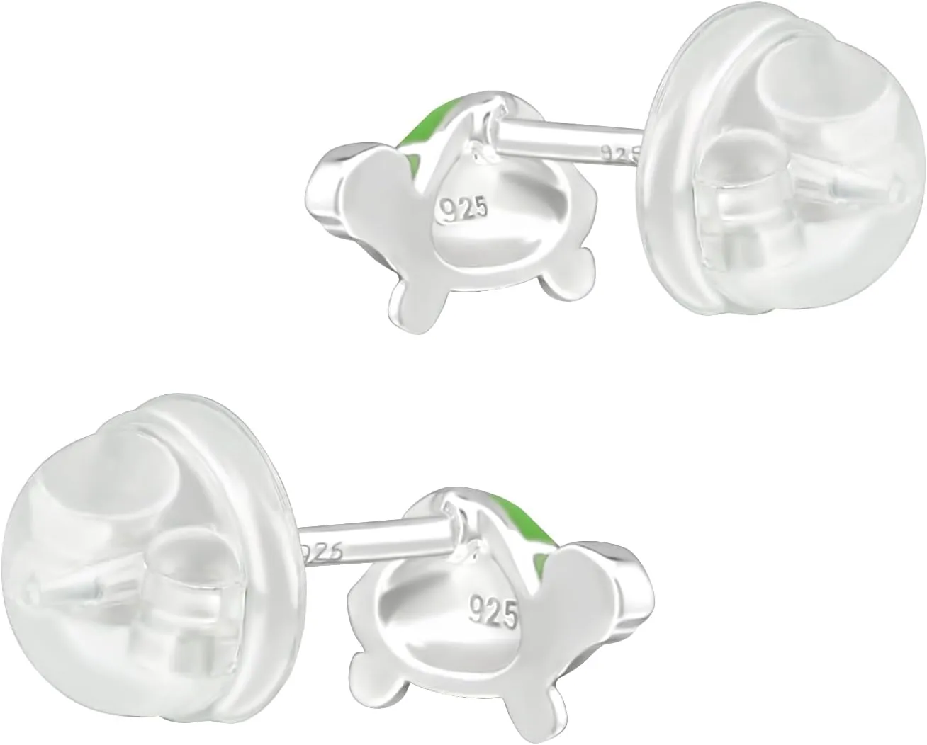 925 Sterling Silver Children's Cute Animal Stud Earrings