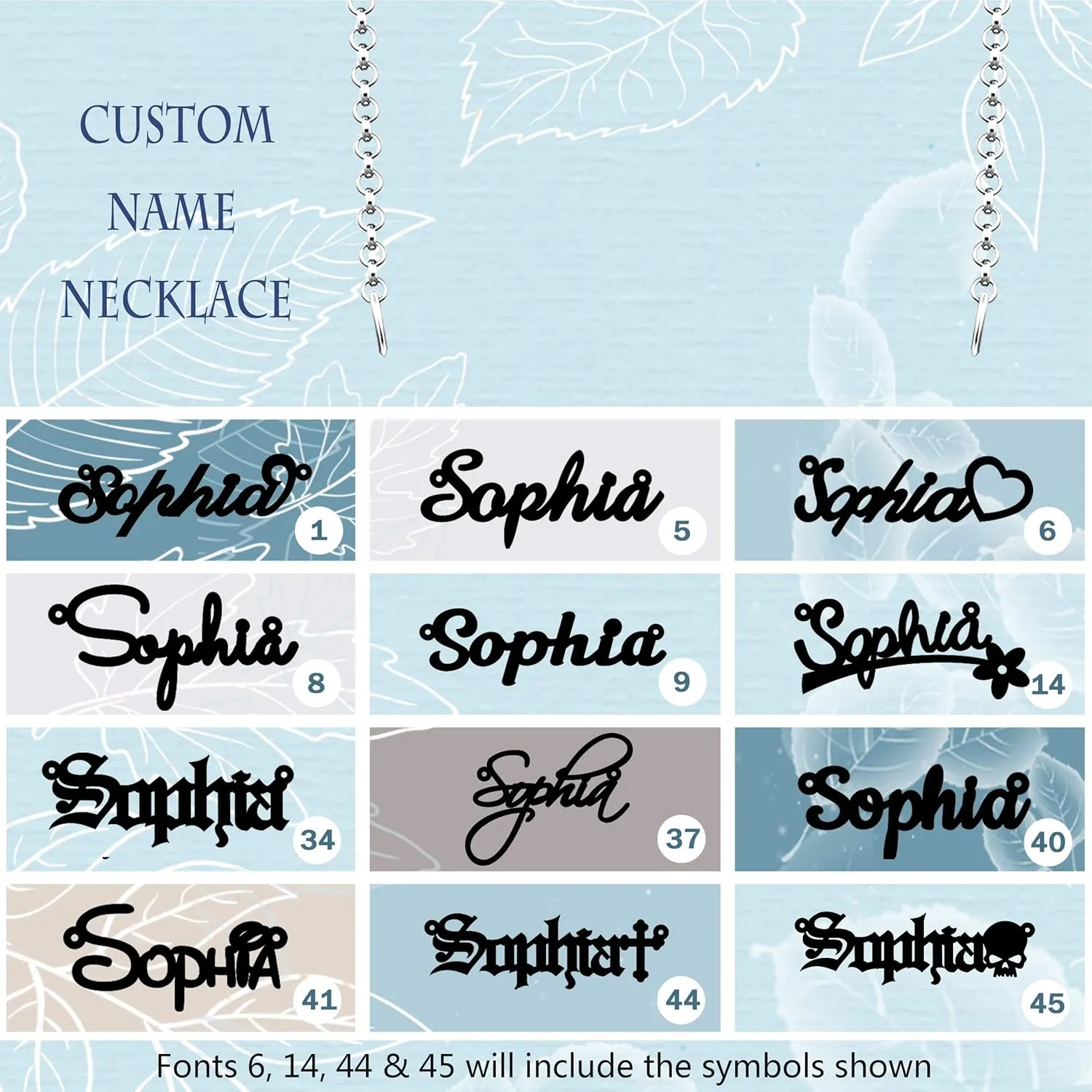Allison Name Necklace Personalized Sterling Silver Custom Name Necklace for Women