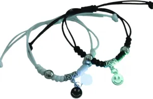 AOCATE Couple Bracelets for Women Men,Couple Adjustable Rope Matching Friend Bracelets - Glow in The Dark Jewelry, Couples or Best Friends Relationship Bracelet for Men and Women