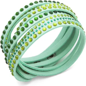 Barzel Leather Created Austrian Crystals Wrap Bracelets (Many Options Available)