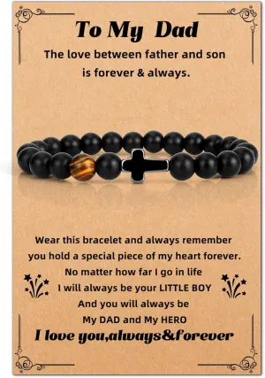 Bead Bracelet Gifts for Family - Birthday, Fathers Day, Mothers Day & Christmas - Under $10