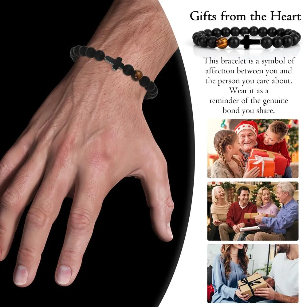 Bead Bracelet Gifts for Family - Birthday, Fathers Day, Mothers Day & Christmas - Under $10