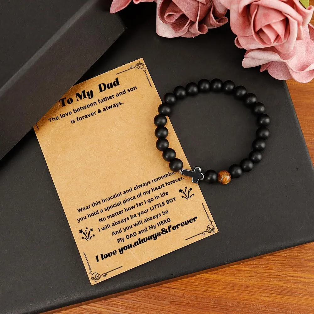 Bead Bracelet Gifts for Family - Birthday, Fathers Day, Mothers Day & Christmas - Under $10
