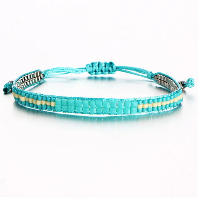 Beads Weave Rope Friendship Bracelets