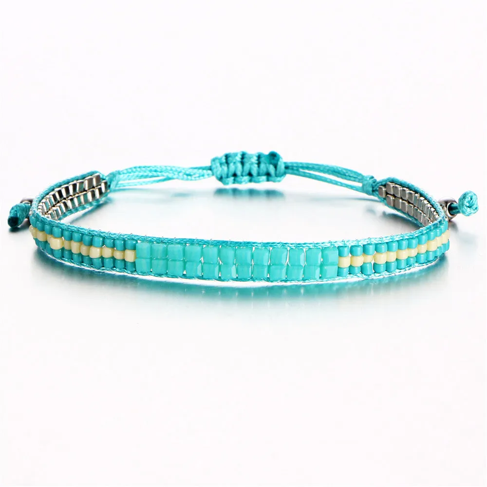 Beads Weave Rope Friendship Bracelets
