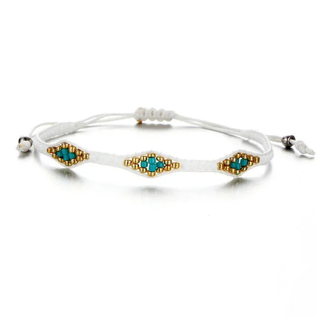 Beads Weave Rope Friendship Bracelets