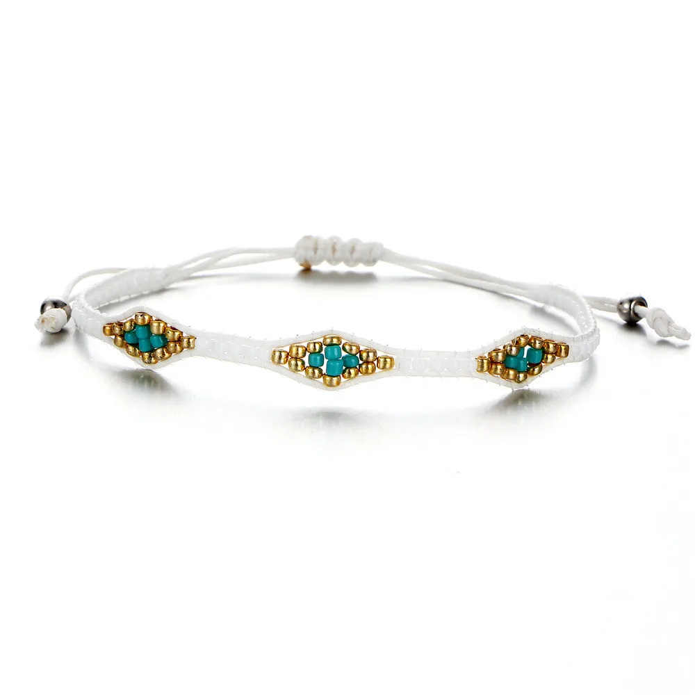 Beads Weave Rope Friendship Bracelets