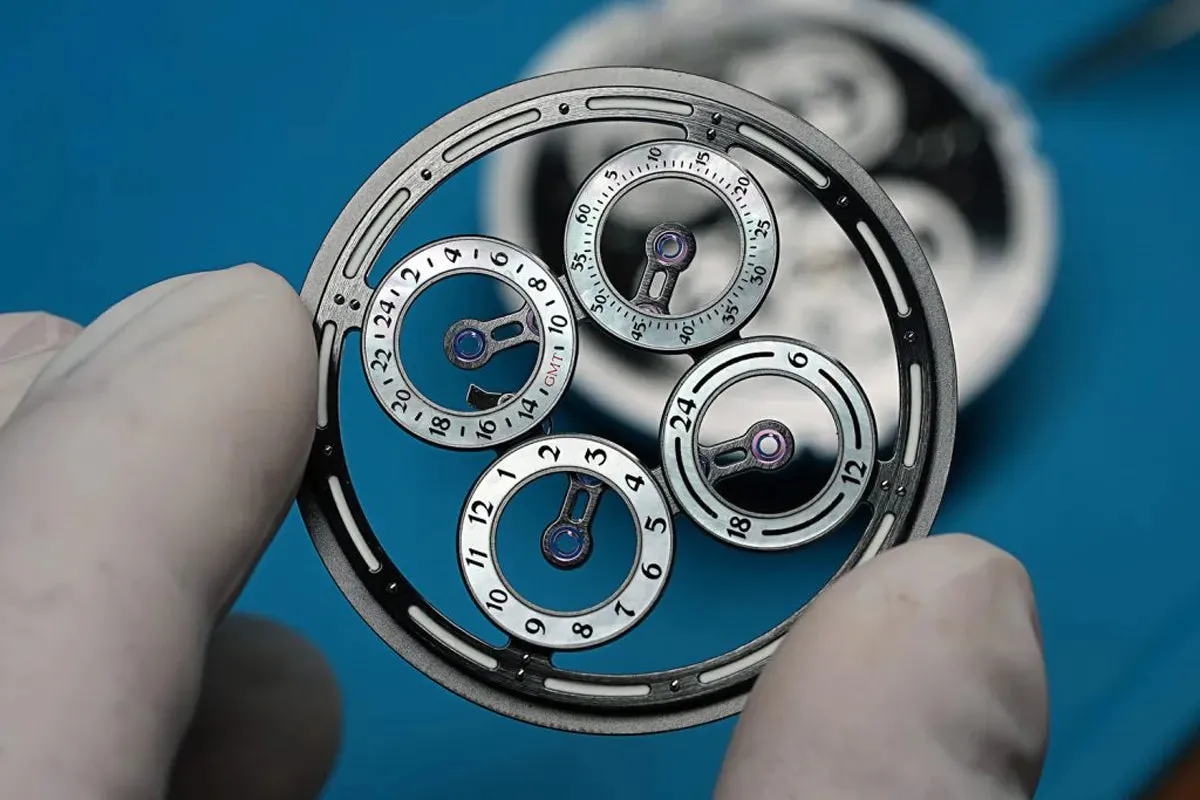 BEHRENS “NAVIGRAPH” AUTOMATIC GREY GMT