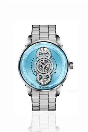 BEHRENS "SPACE TRAVELLER" AUTOMATIC ICY BLUE (BRACELET)