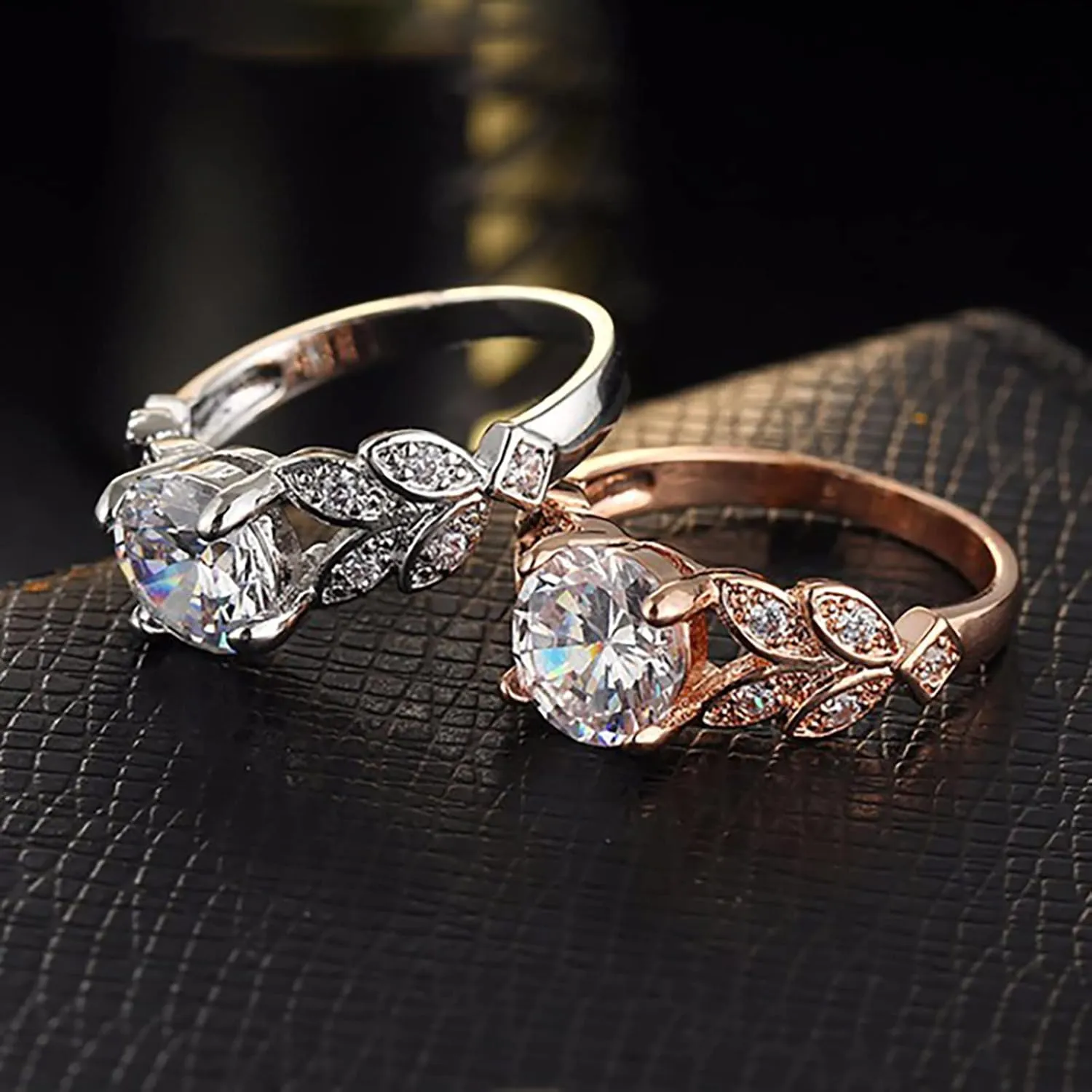 Big Rings for Women Steel European Stainless Jewelry Steel Couple Couples Half and Diamond Peach Heart-Shaped Rings Size5-13 Titanium American Ring Rings High and Lows of Life Ring (B, One Size)