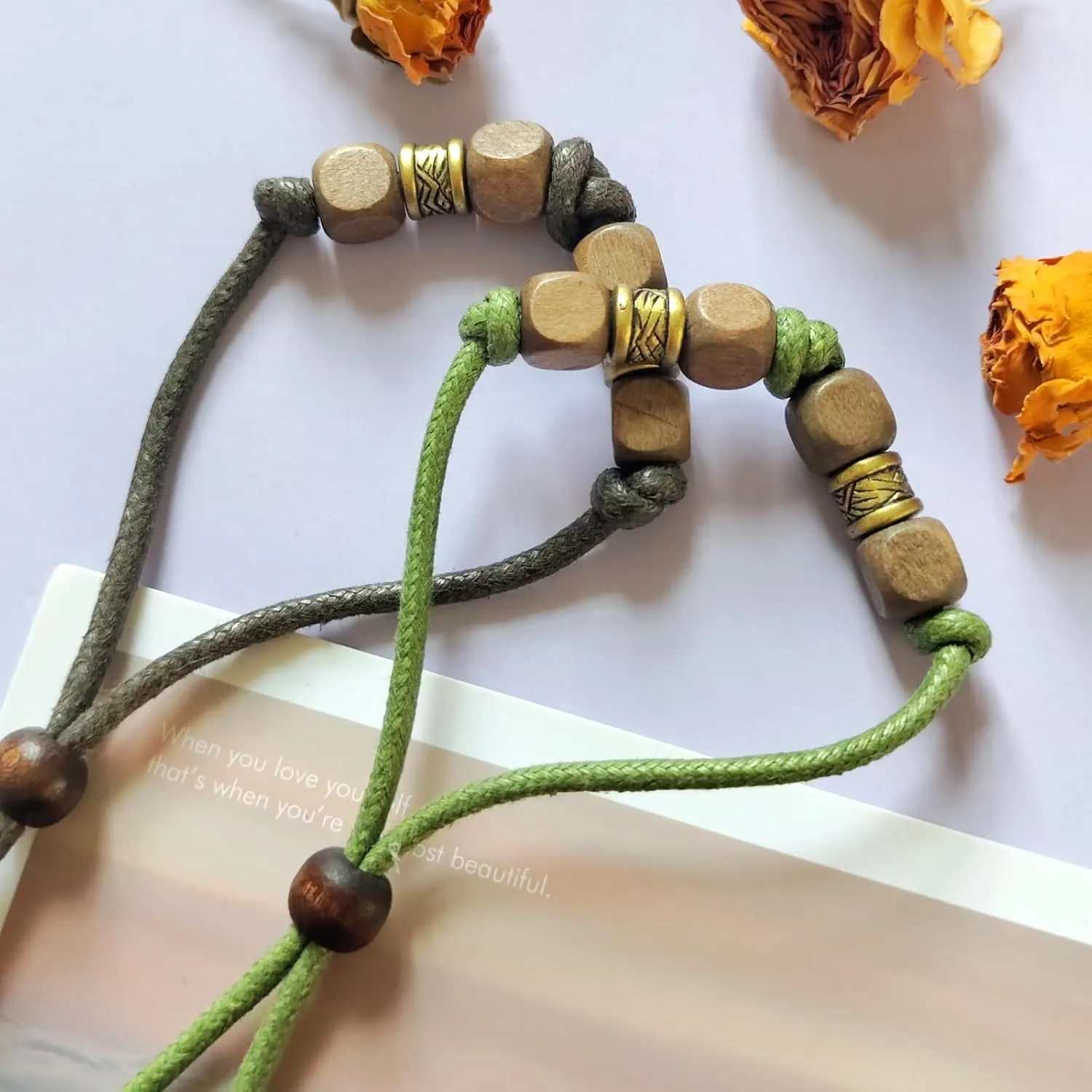 Boho Healing Crystal Beads Men Bracelets, Handmade Ankle Wrist Braided Bracelet Stacks for Women Jewelry Couples Friendship Strand Bracelets Yellow/Green/Gray/Light Brown/Dark Brown