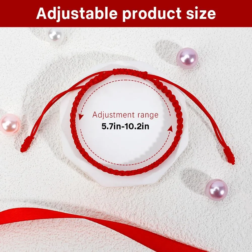 Bracelets for Woman, Tibetan Buddhist Good Luck Bracelet for Men Pulseras Rojas de Protection Bracelet Kabbalah Bracelet