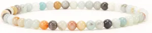 Cherry Tree Collection - Small, Medium, Large Sizes - Gemstone Beaded Bracelets For Women and Men - 4mm Round Beads