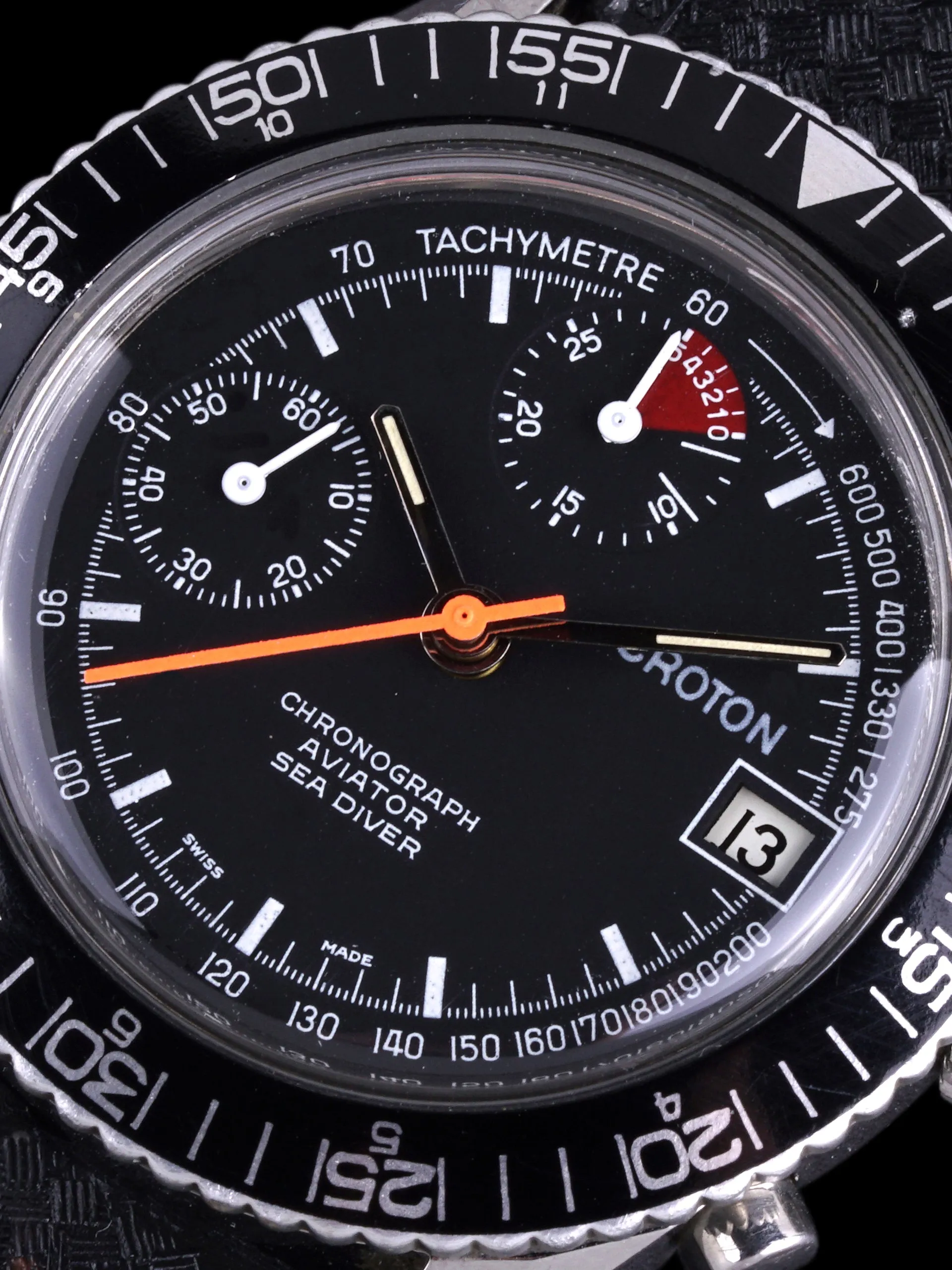 Croton Chronomaster Aviator Sea Diver (Ref. 394-1) W/ Papers