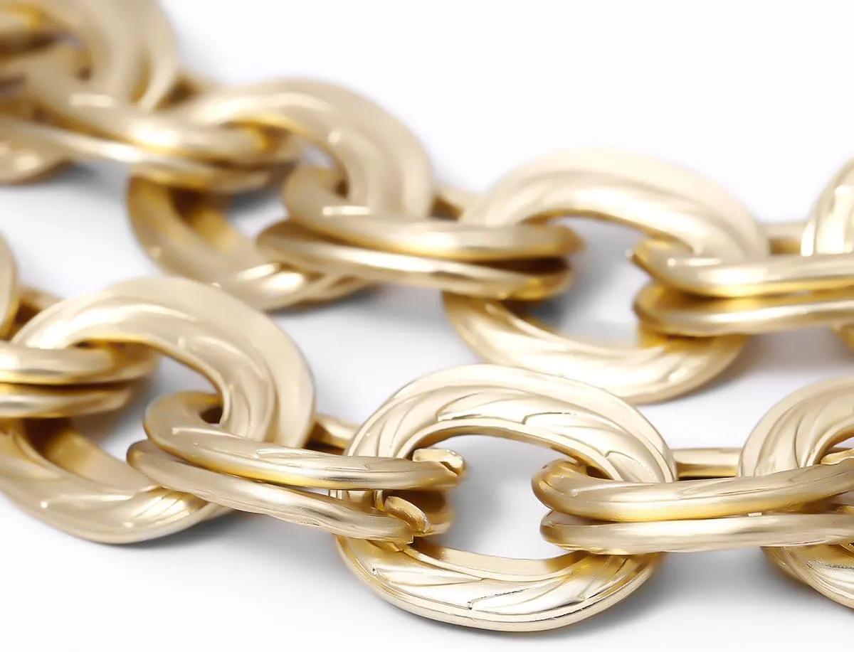 CSIYANJRY99 Chunky Gold Necklaces for Women,Multilayer Punk 80s Hip Hop Necklace,Layered Cuban Link Chain Statement Necklace 90s Freaknik Outfit Accessories for Women