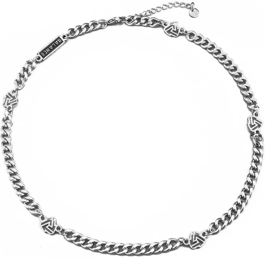 Curb Cuban Chain Link Necklace for Men Women,316L Stainless Steel Dainty Chunky Chain Choker Necklaces for Men Women Trendy Personalized Jewelry