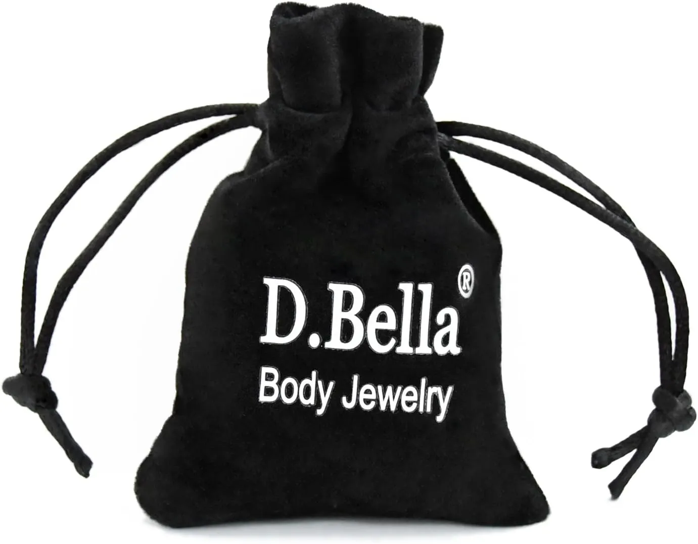 D.Bella Clear Nose Rings: 18G Retainer & 20G Hoop, Flexible Acrylic Piercing Kit for Work & Surgery