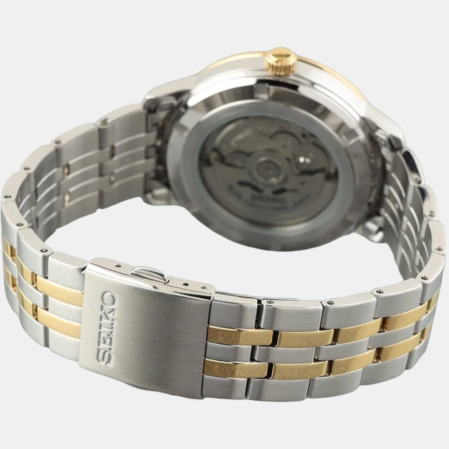 Dress Men's White Analog Stainless Steel Watch SRPH92K1