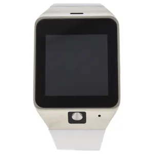 EK-D2 Montre Connectee Silver/White Silicone Strap Smart Watch by Eclock for Men - 1 Pc Watch
