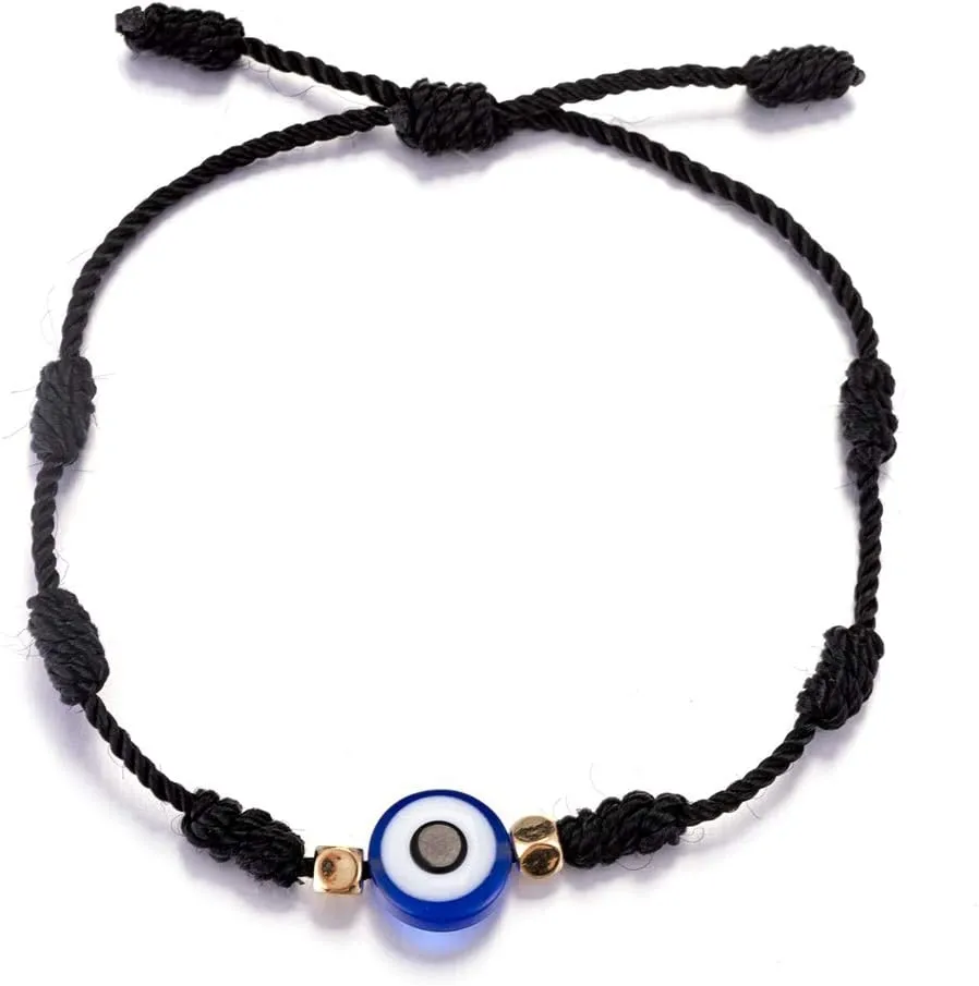 Evil Eye Bracelet for Women Men Teen Girls Boys Handmade Black Red Thread Adjustable Bracelets Minimalist Friendship Jewelry