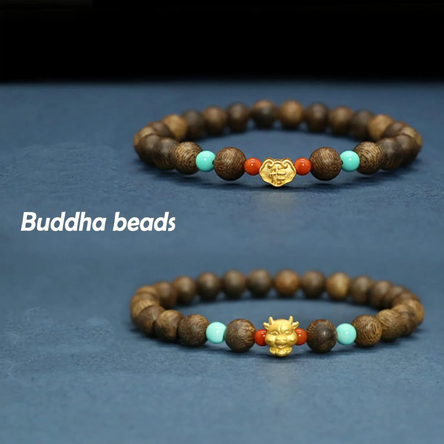 Feng Shui Agarwood Buddhist Bead Wealth Bracelet Lotu with Ruyi Crystal Healing Green Reiki Amulet Healing Chakra Meditation Good Fortune Lucky Men Women Authentic,A