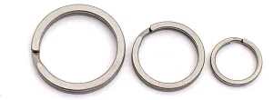 Flytanium Titanium Split Key Rings - Set of 3