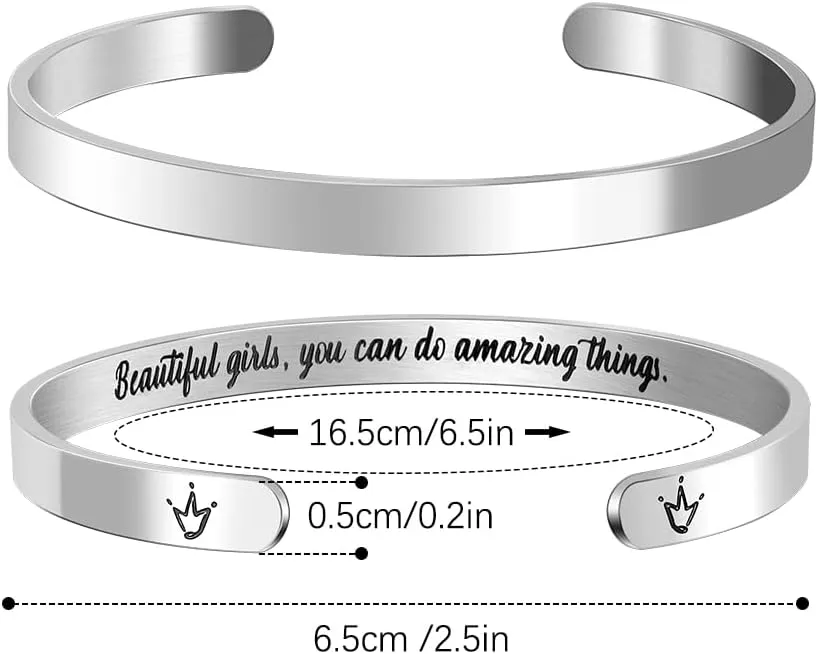 Friendship Bracelets for Women - Mother's Day, Graduation, Birthday Gifts for Teen Girls, Friends, Besties