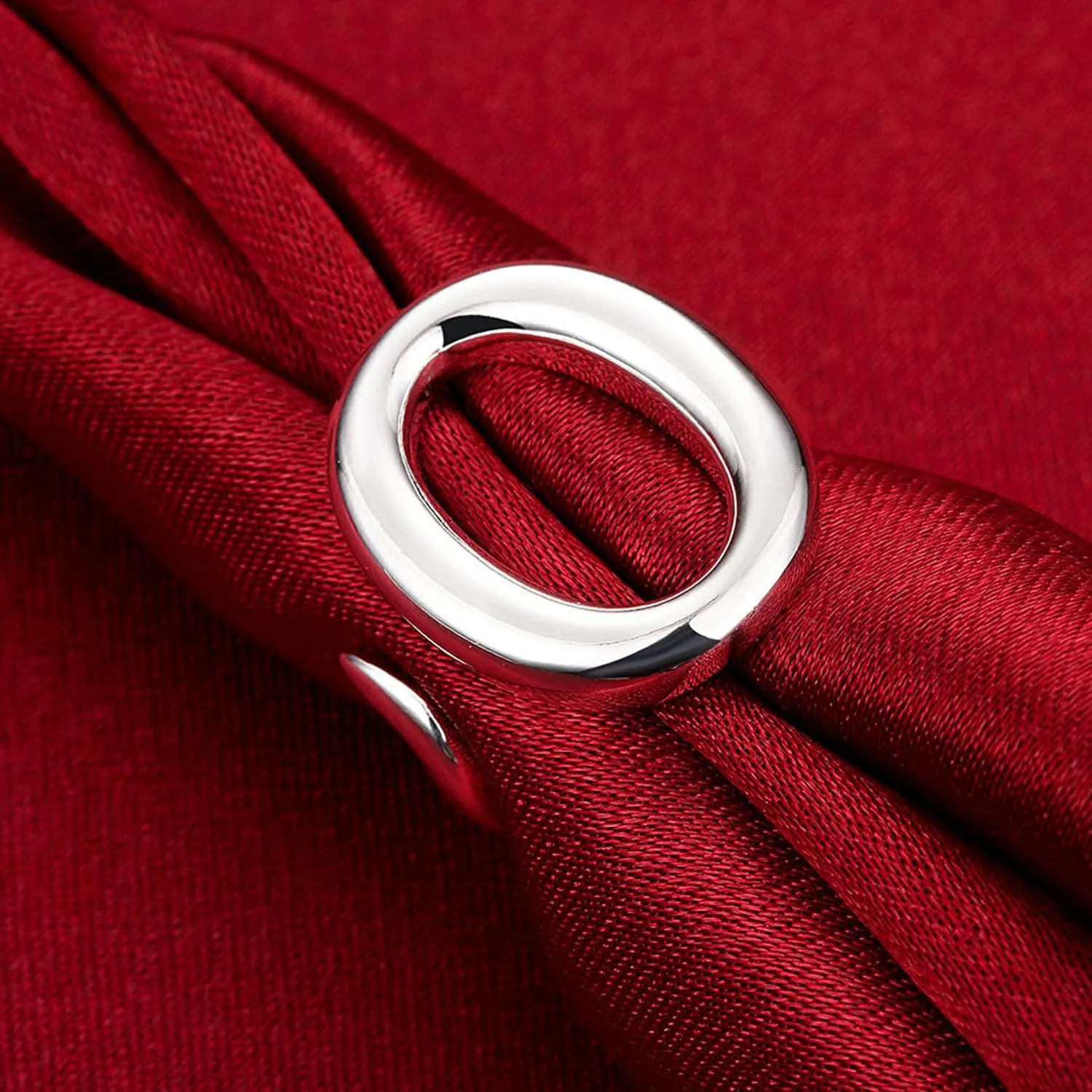 Handmade Rings 925 Sterling Silver Statement Rings Adjustable Chunky Stacking Band Ring for Women