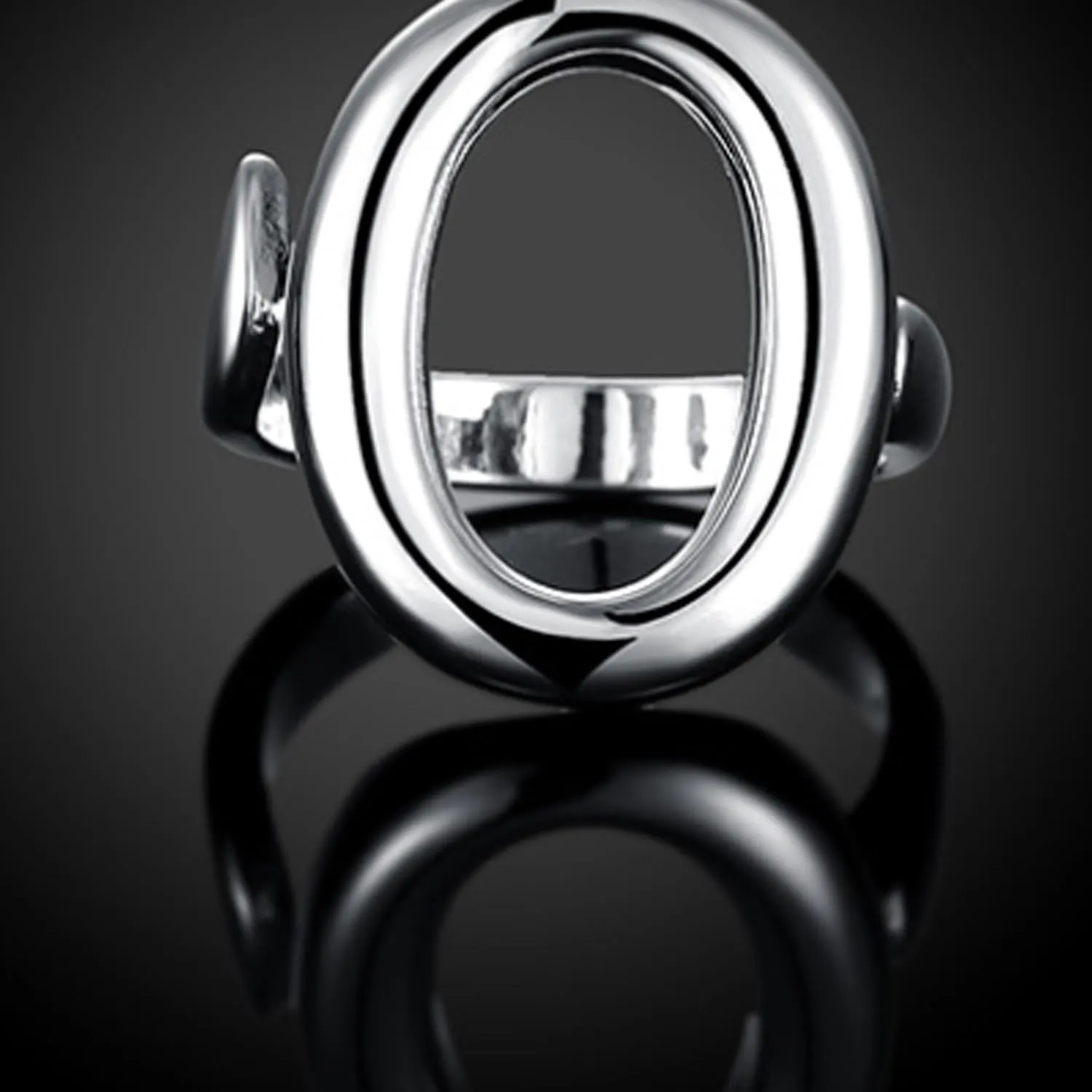 Handmade Rings 925 Sterling Silver Statement Rings Adjustable Chunky Stacking Band Ring for Women