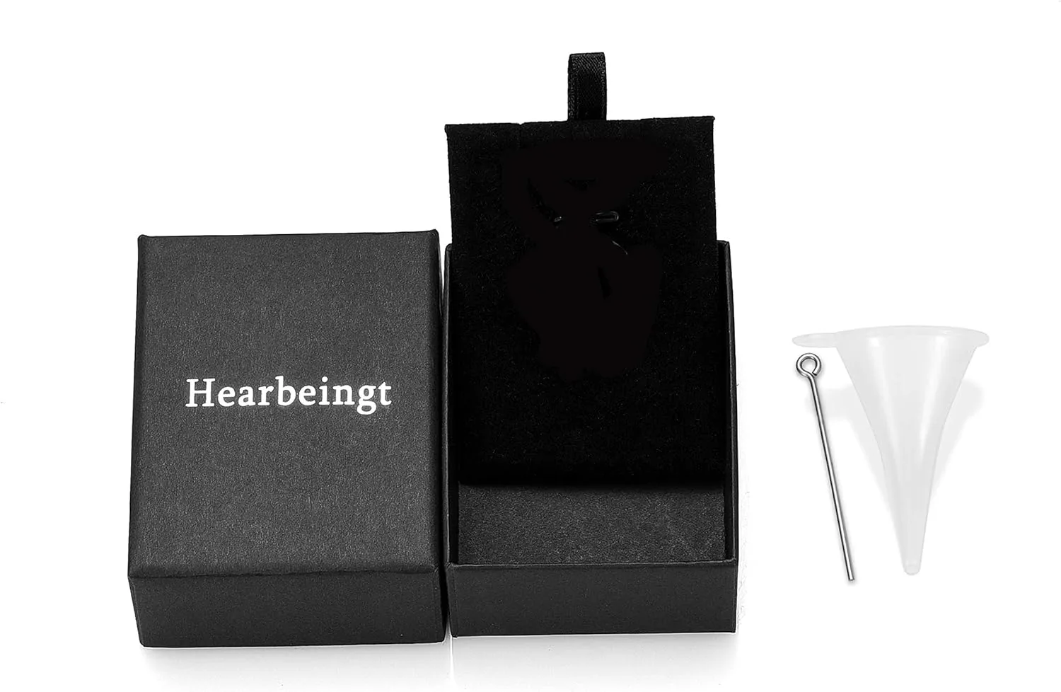 Hearbeingt Cremation Urn Bracelet for Ashes Adjustable Rope Cylinder Urn Bracelet Bangle for Ashes for Men Women Stainless Steel Memorial Keepsake Bracelet Jewelry