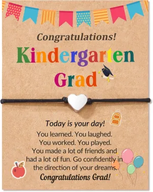 HGDEER Graduation Gifts for Kindergarten Preschool 5th, Adjustable Star Heart Bracelets