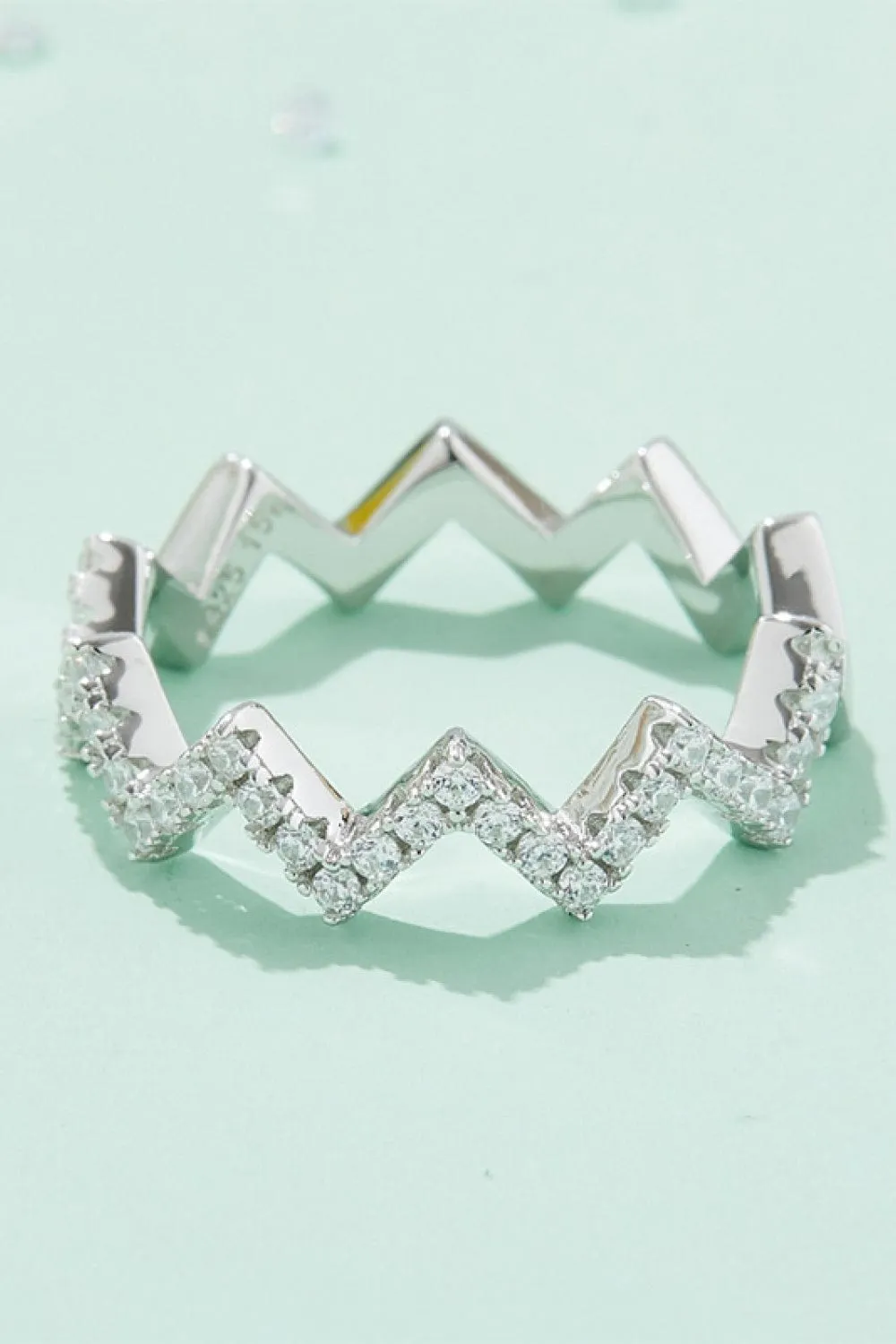 I WEAR THE CROWN Moissanite Band