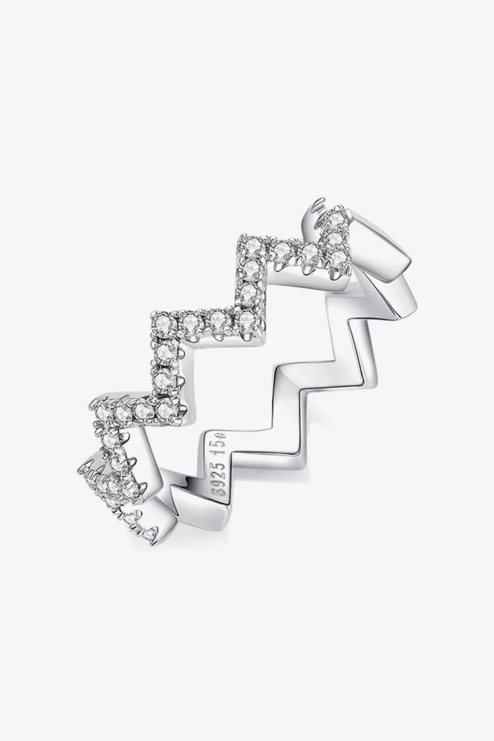 I WEAR THE CROWN Moissanite Band