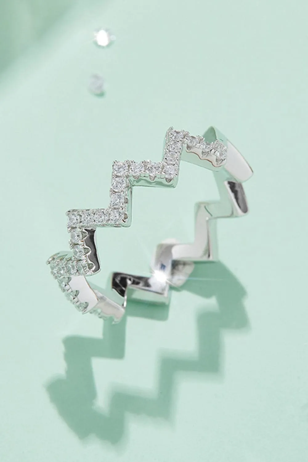 I WEAR THE CROWN Moissanite Band