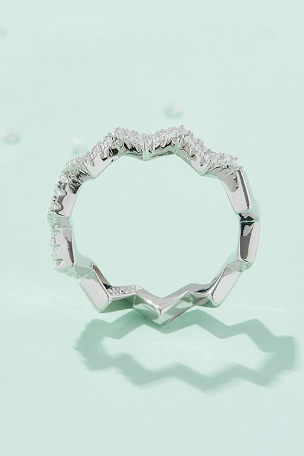 I WEAR THE CROWN Moissanite Band