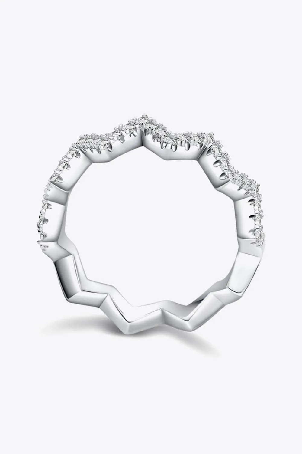 I WEAR THE CROWN Moissanite Band