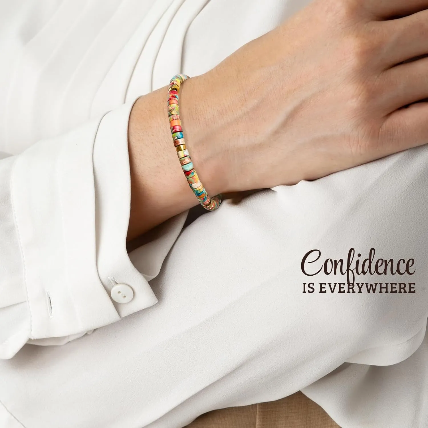 Inspirational Gifts Bracelets for Women Healing Natural Stone Bracelets - Get Well Soon Gifts for Women Best Friends Sister Girls - Life is Tough But So are You Bracelet