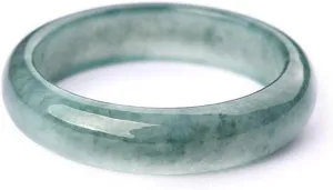 Jade Ring Sky blue Good Luck Girl Jewelry Gift (with Certificate And Gift Box)
