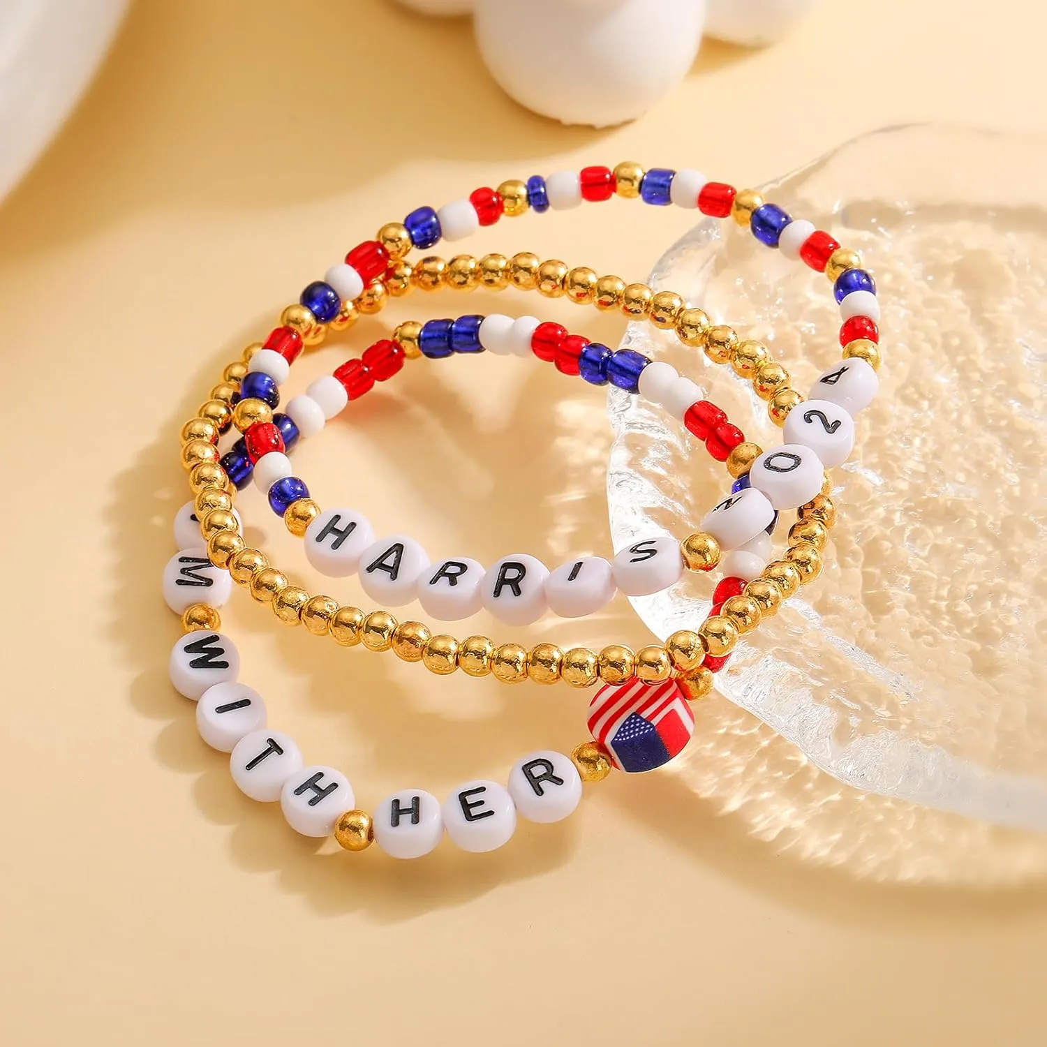 Kamala Harris 2024 Bracelets Merch for President Election Kamala Harris 'LA Merchandise