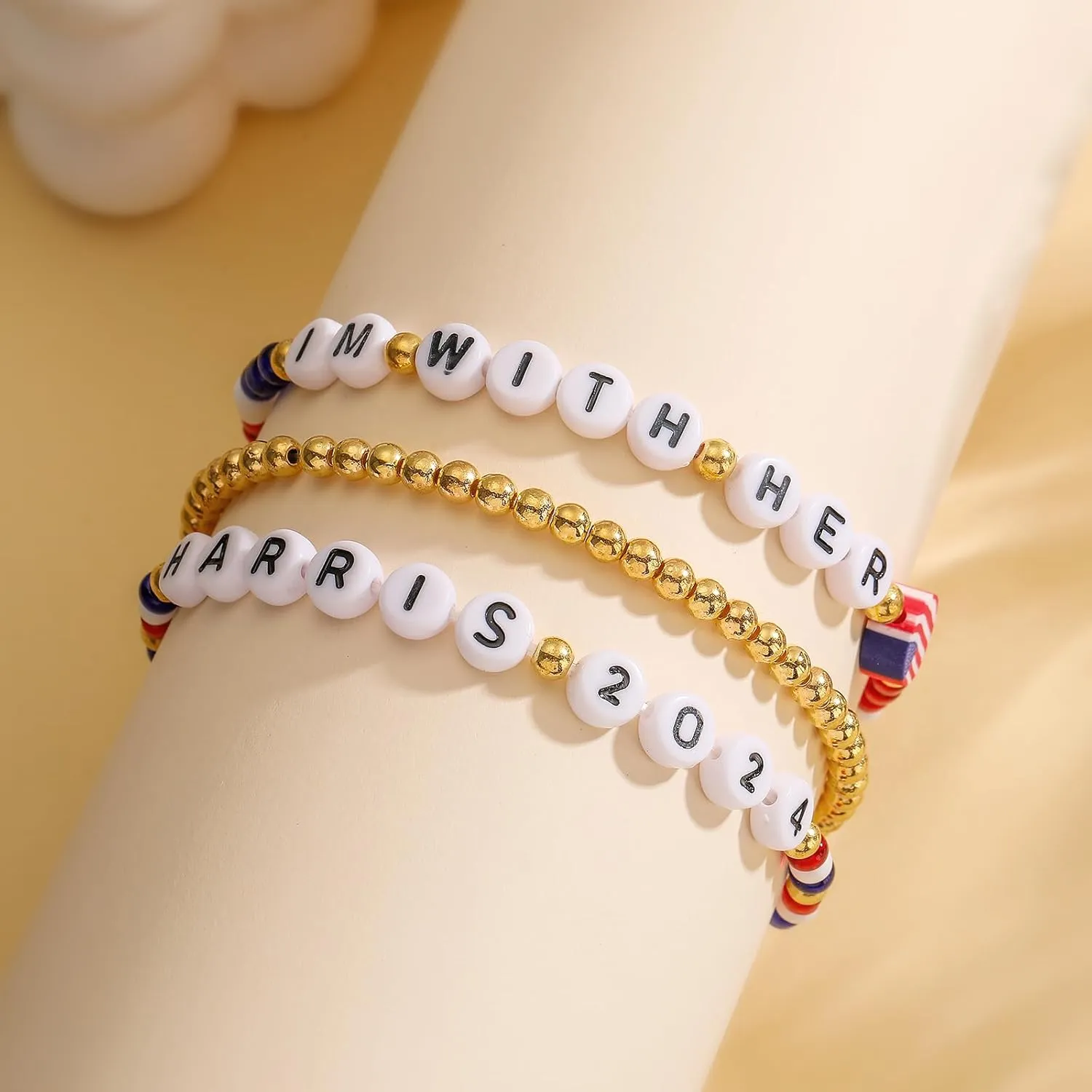 Kamala Harris 2024 Bracelets Merch for President Election Kamala Harris 'LA Merchandise